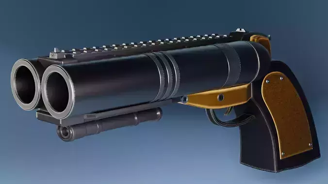 Shotgun pistol 3D model