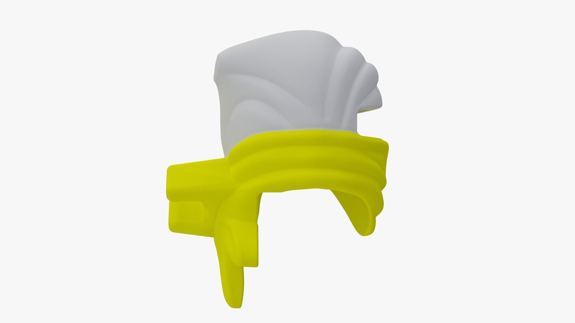 Realistic Lego Ninjago 3D Scan Head  Low-poly 3D model_4