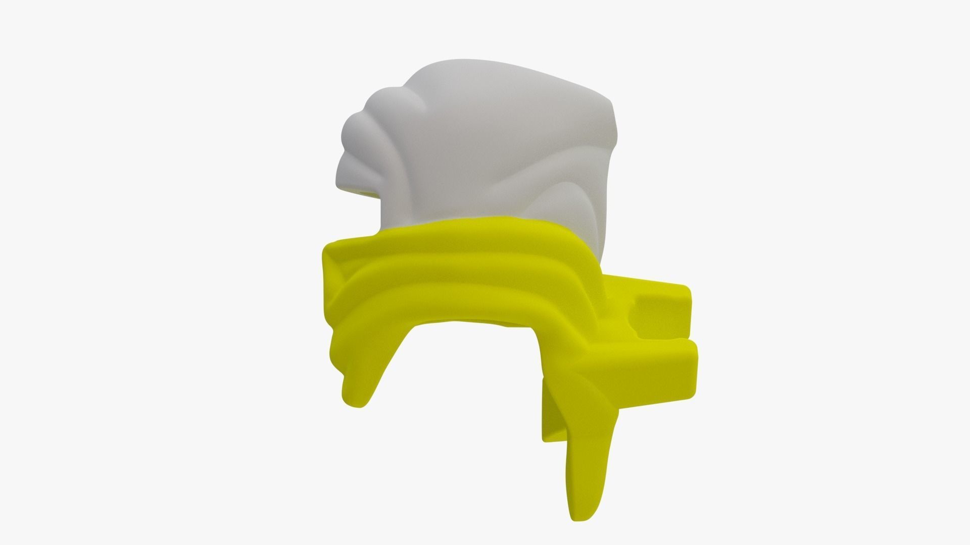 Realistic Lego Ninjago 3D Scan Head  Low-poly 3D model_2