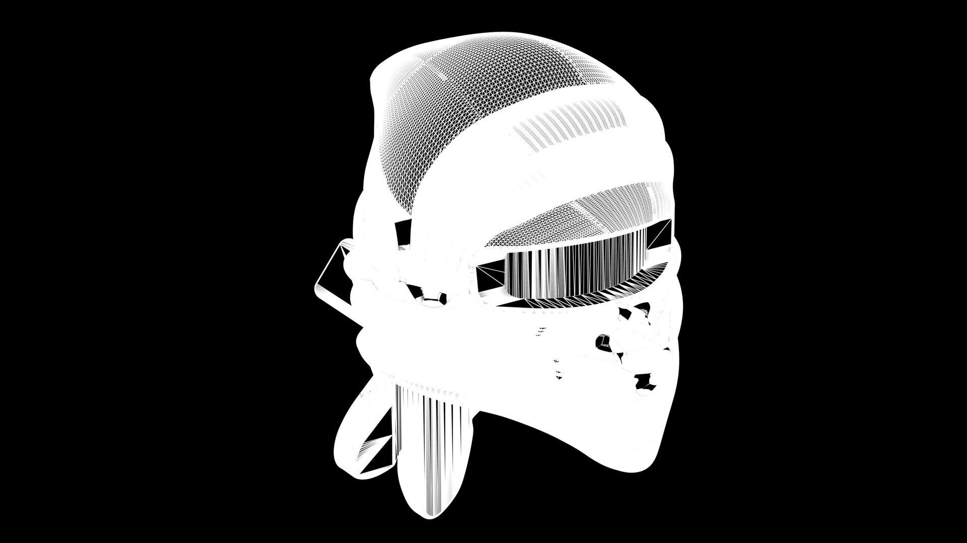 Realistic Lego Ninjago 3D Scan Head  Low-poly 3D model_7