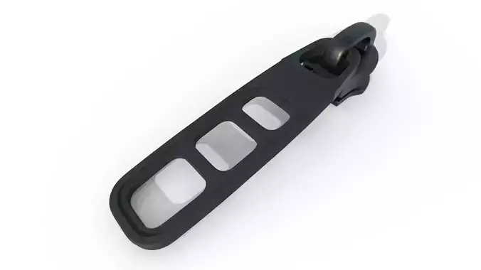 Zipper Puller with Slider  011 Low-poly 3D model