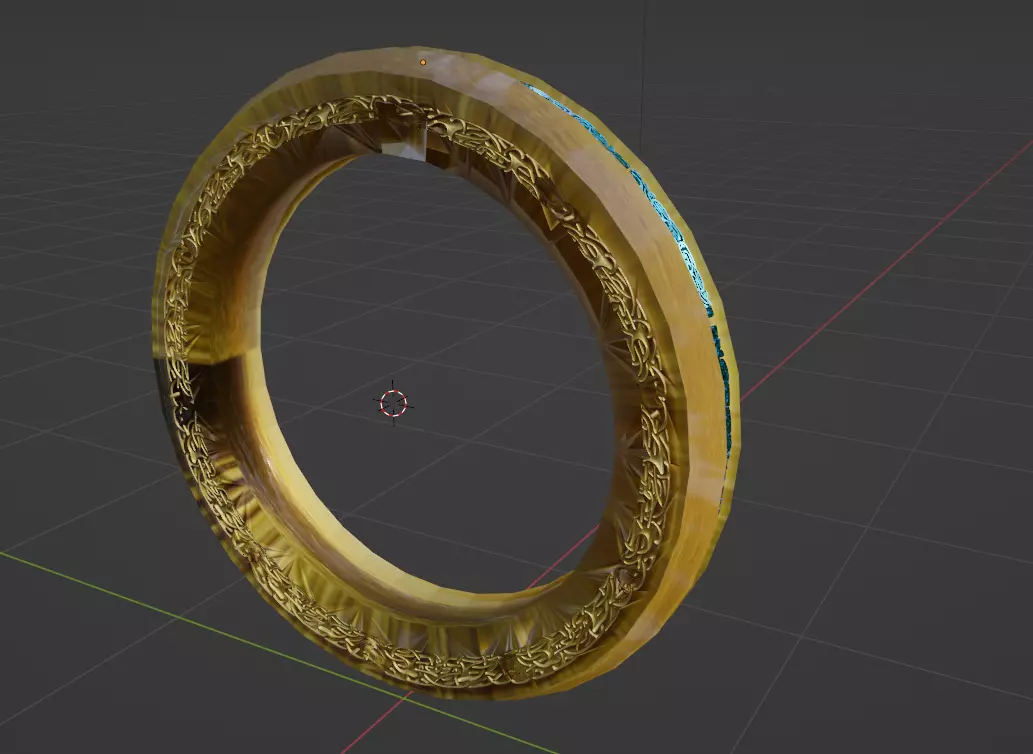 golden ring 3D model_0