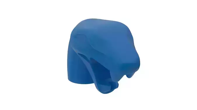 Real Size Lego 3D Scan Snake Head