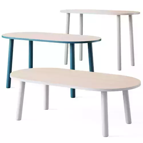 Rue Wood Kids Table  3D model