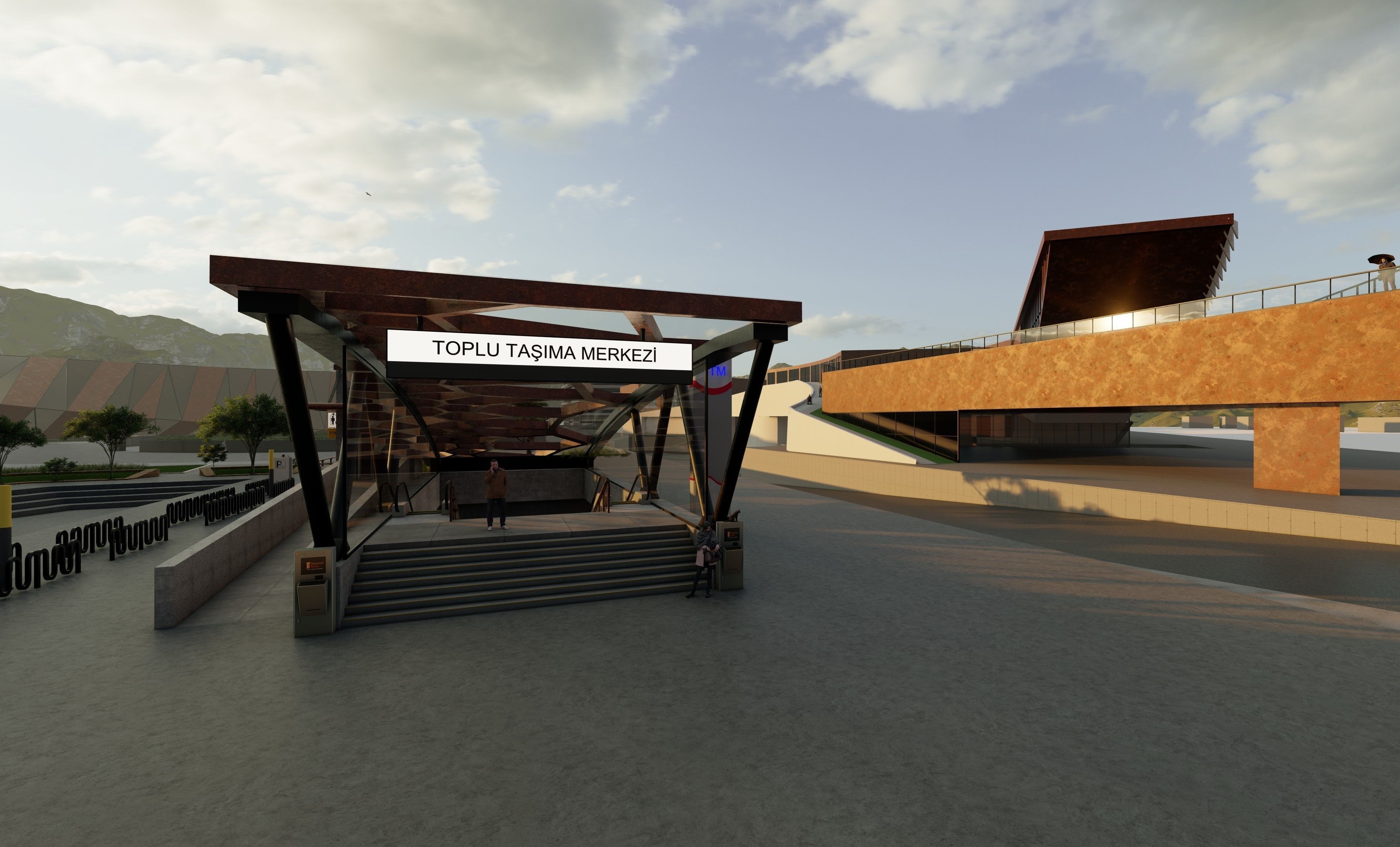 An Urban Design Project includes Shopping Mall Apartment Complex 3D model_5