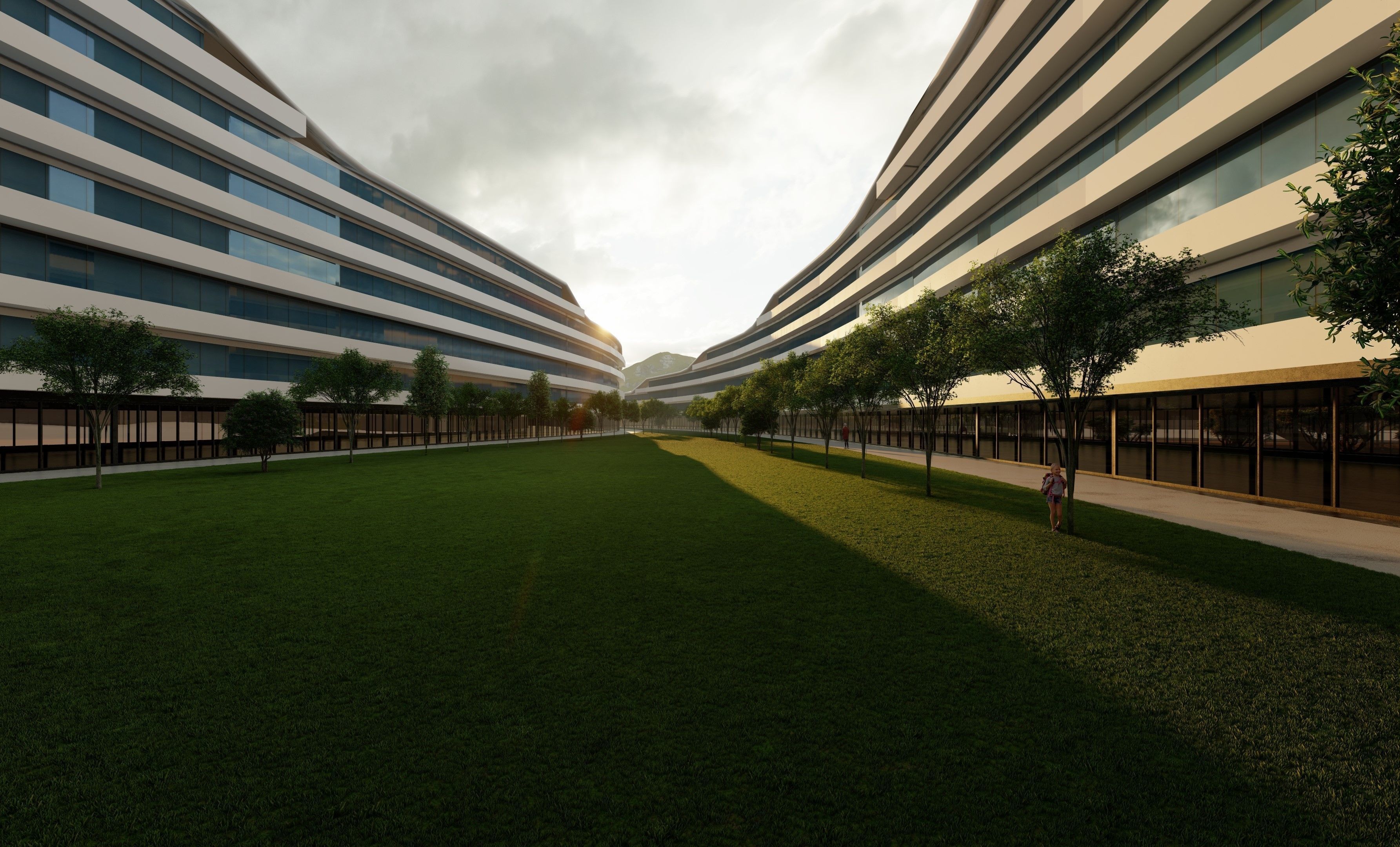 An Urban Design Project includes Shopping Mall Apartment Complex 3D model_14