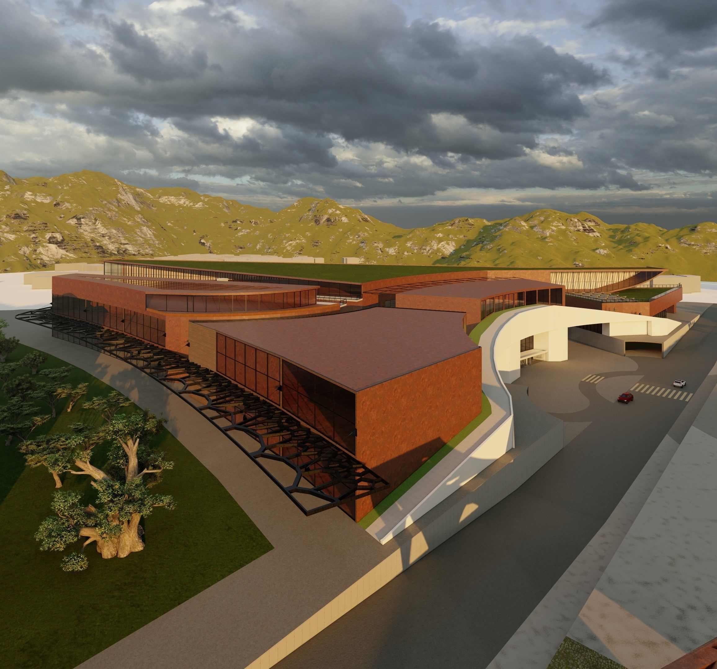 An Urban Design Project includes Shopping Mall Apartment Complex 3D model_9