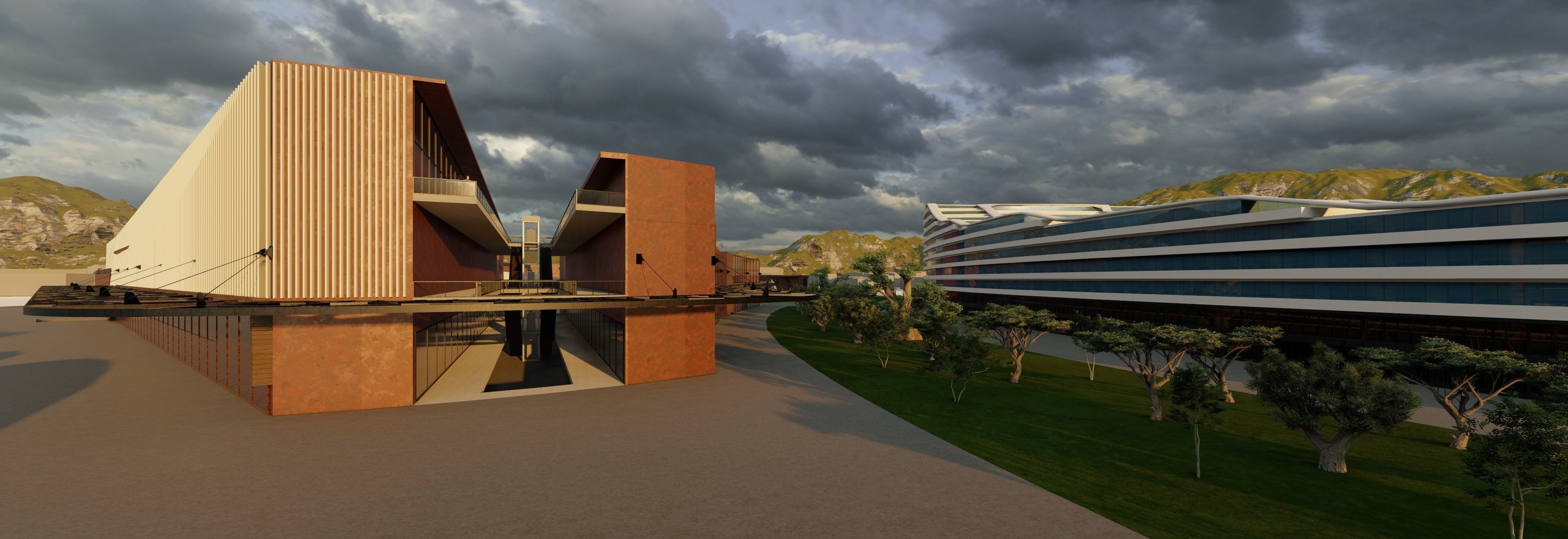 An Urban Design Project includes Shopping Mall Apartment Complex 3D model_19