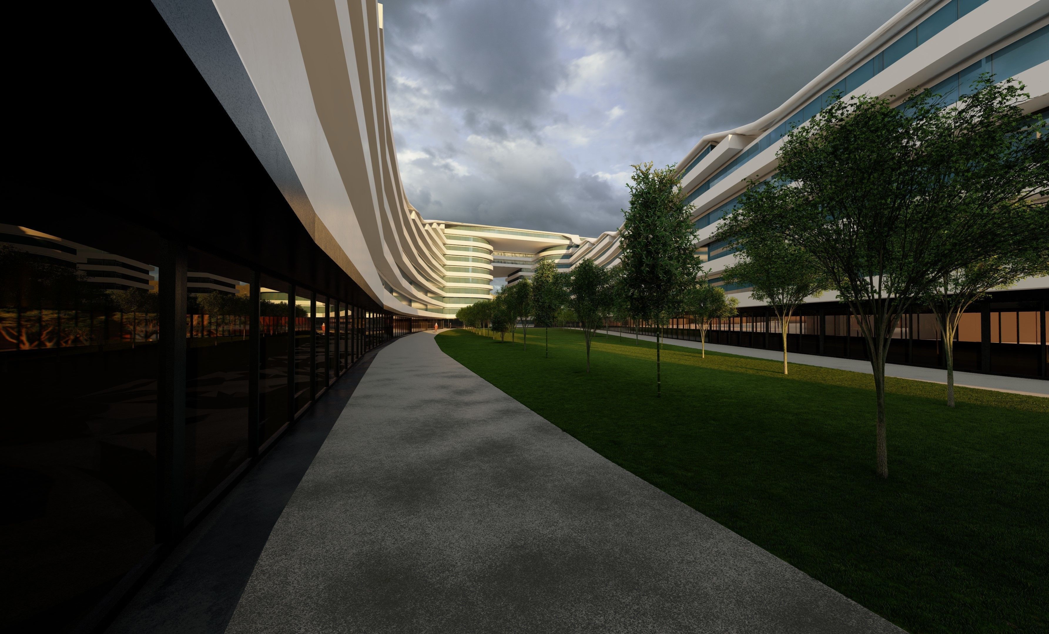 An Urban Design Project includes Shopping Mall Apartment Complex 3D model_18