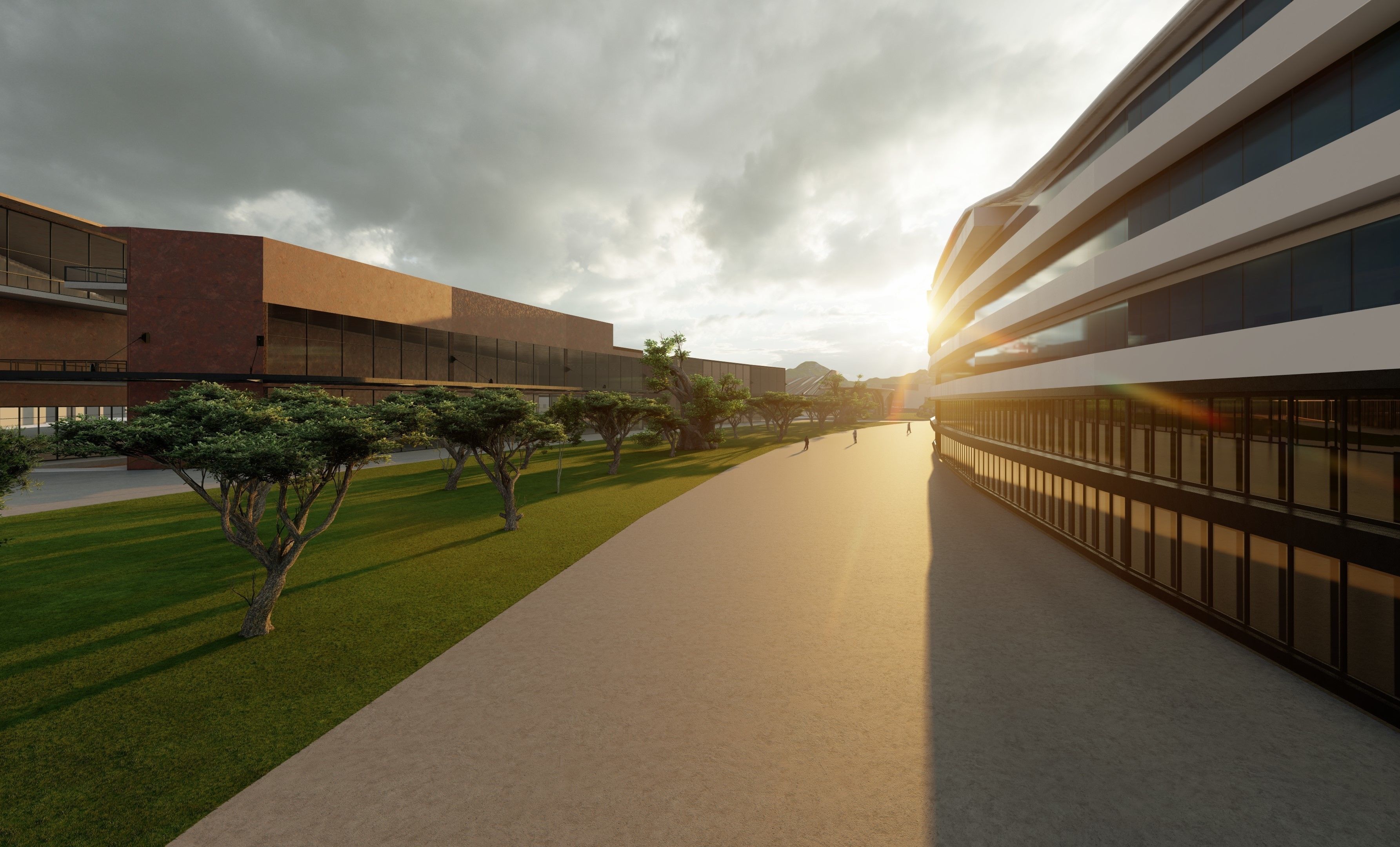An Urban Design Project includes Shopping Mall Apartment Complex 3D model_10
