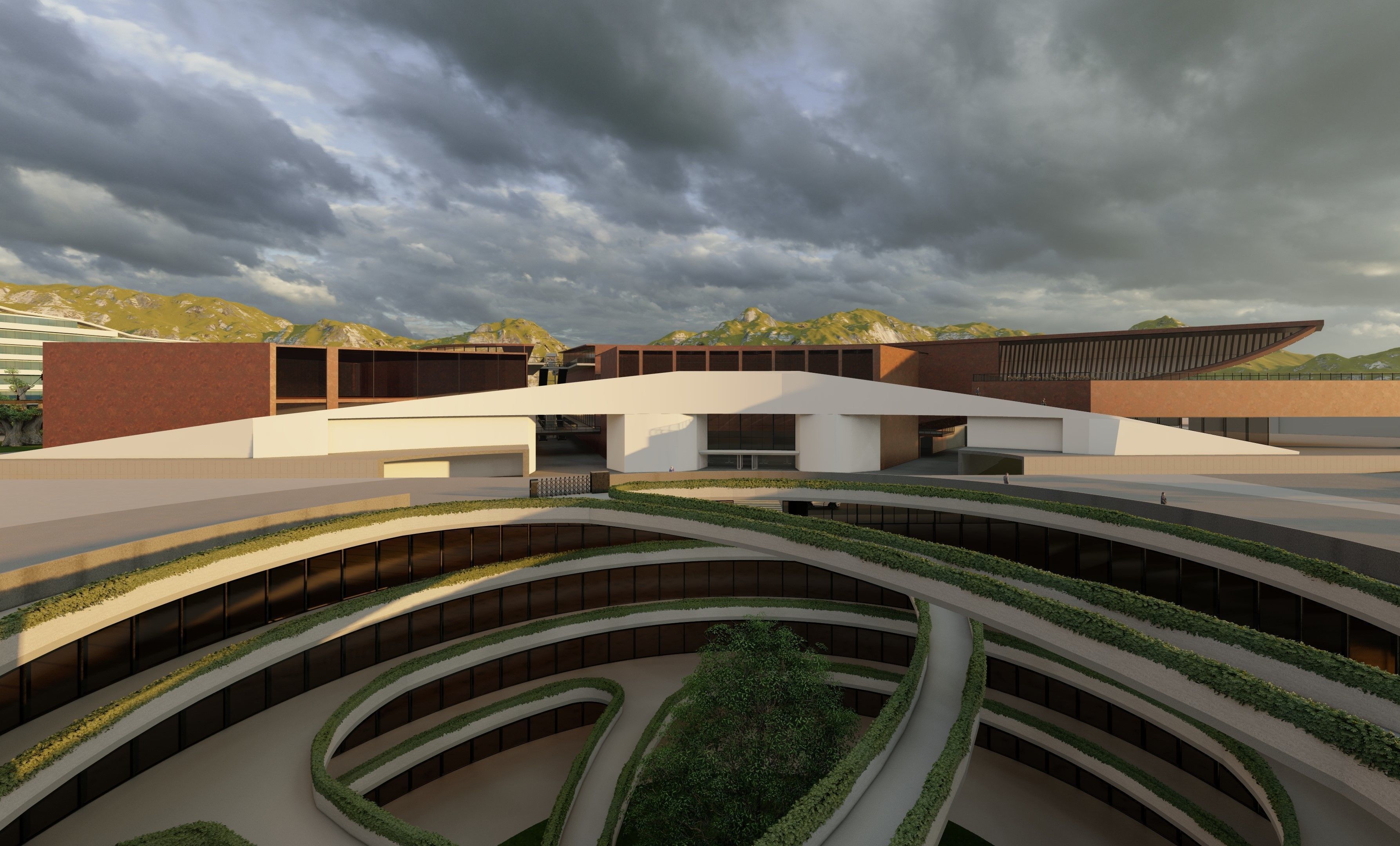 An Urban Design Project includes Shopping Mall Apartment Complex 3D model_8