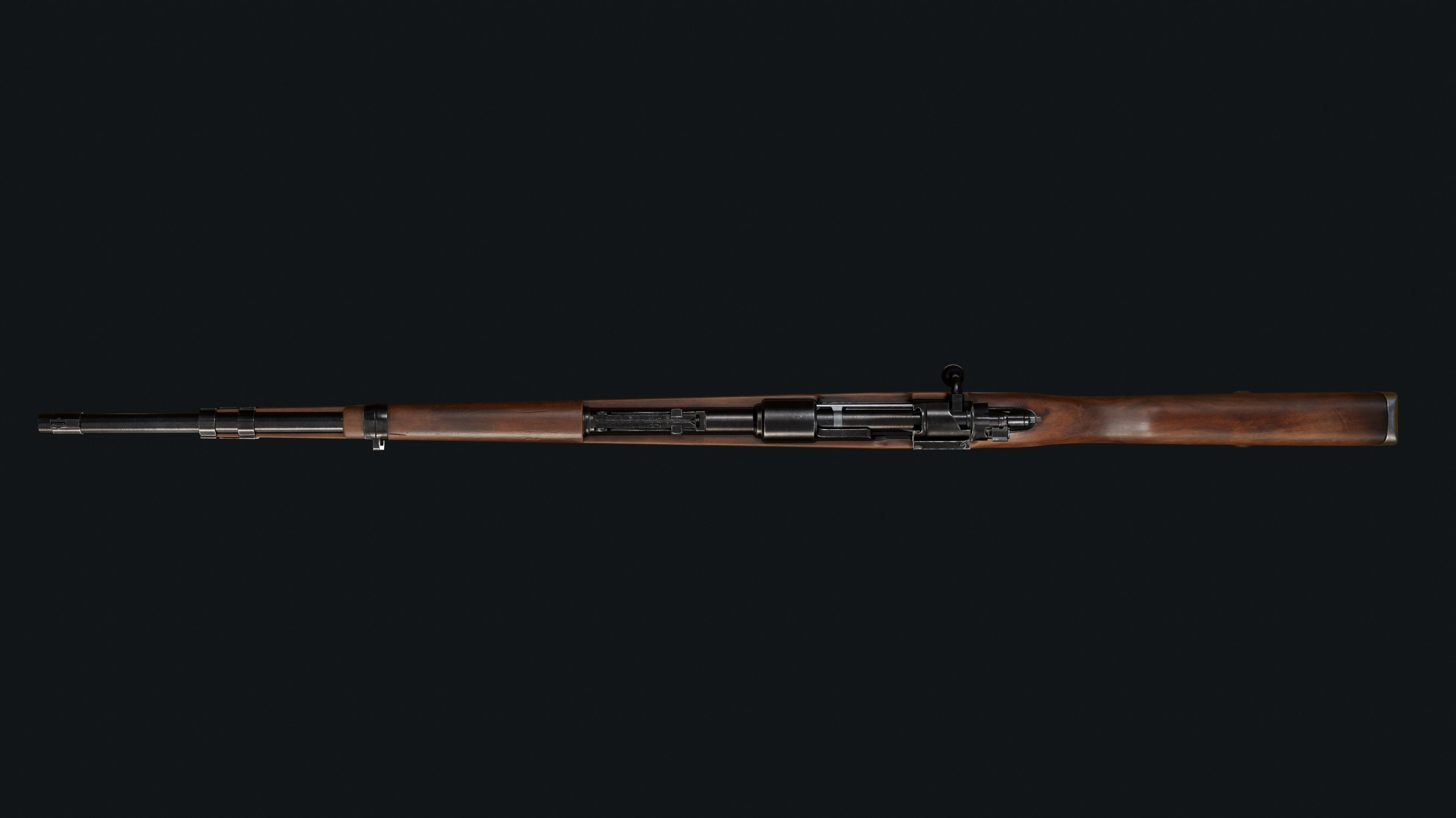 Mauser 98k Low-poly 3D model_8