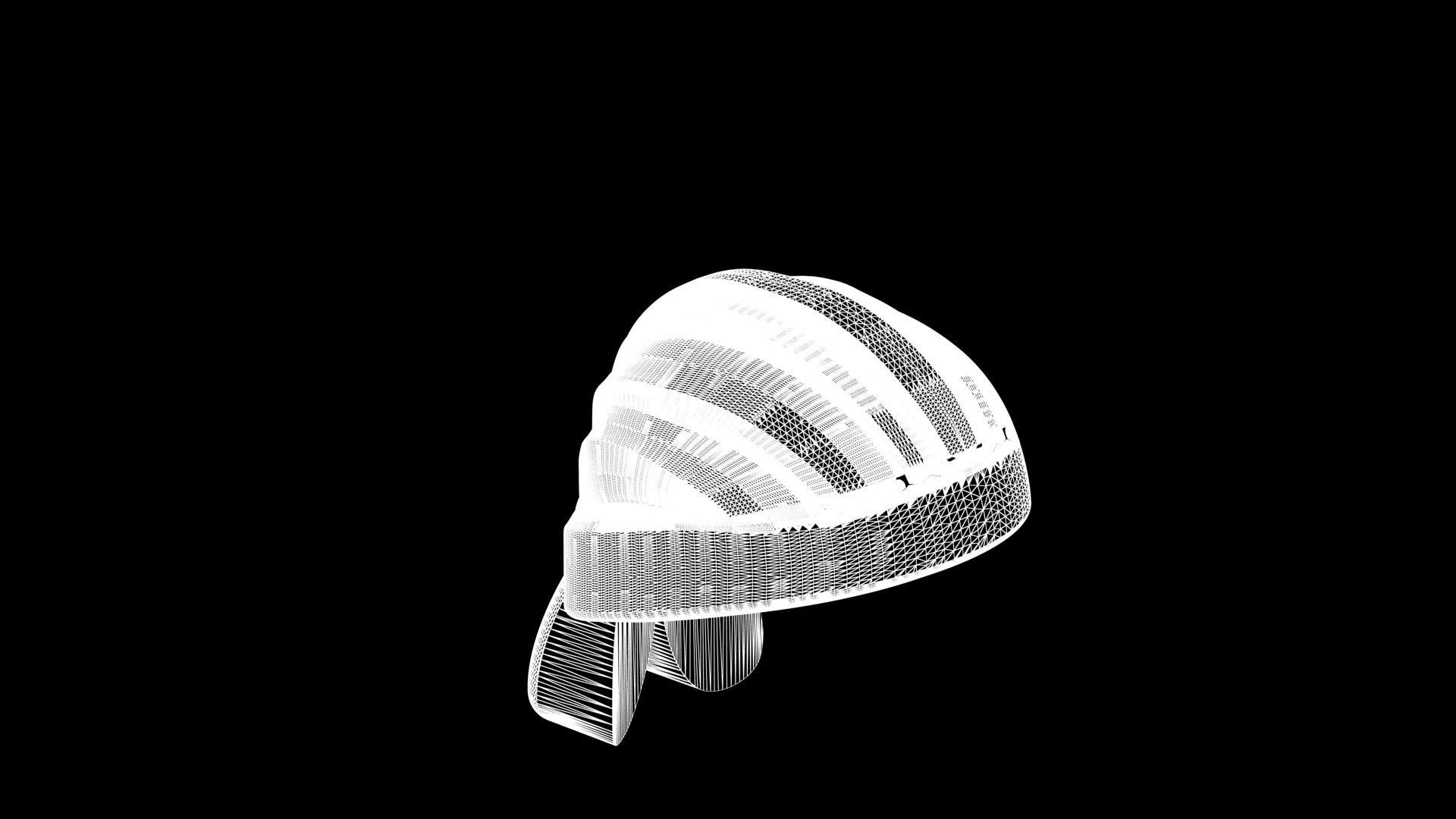 Realsize Lego Scarf 3D Scan Low-poly 3D model_7