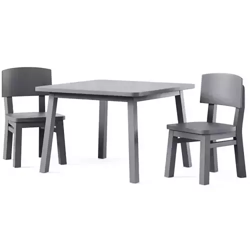 Traditional Toddler Table and Chairs 