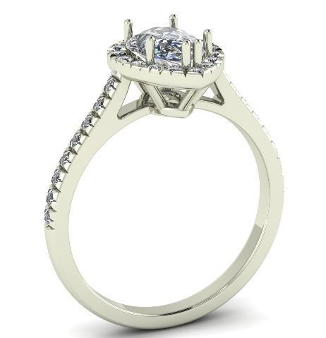 Engagement Ring 3d print model 9 3D print model_5