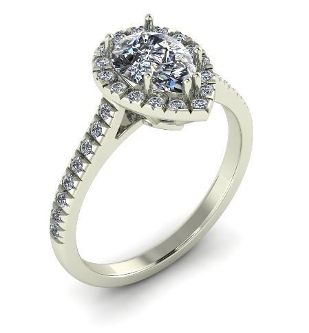 Engagement Ring 3d print model 9 3D print model_6