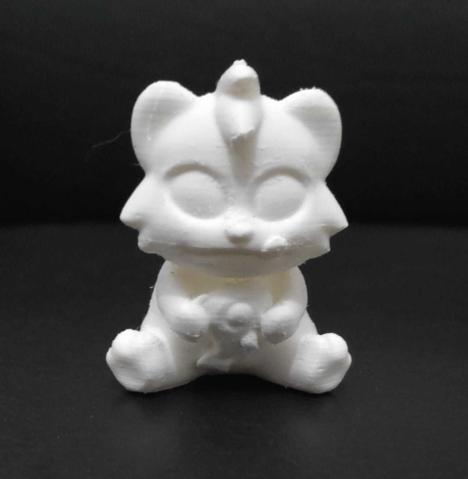 Hungry Cat 3D print model_4