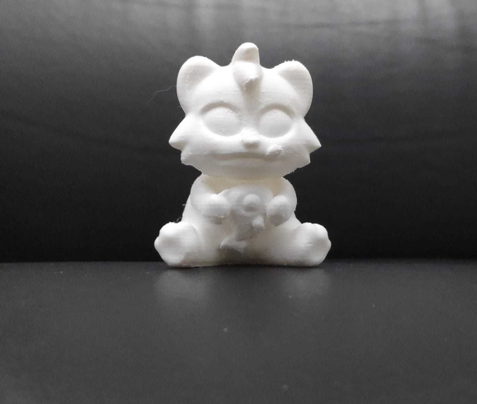 Hungry Cat 3D print model_11