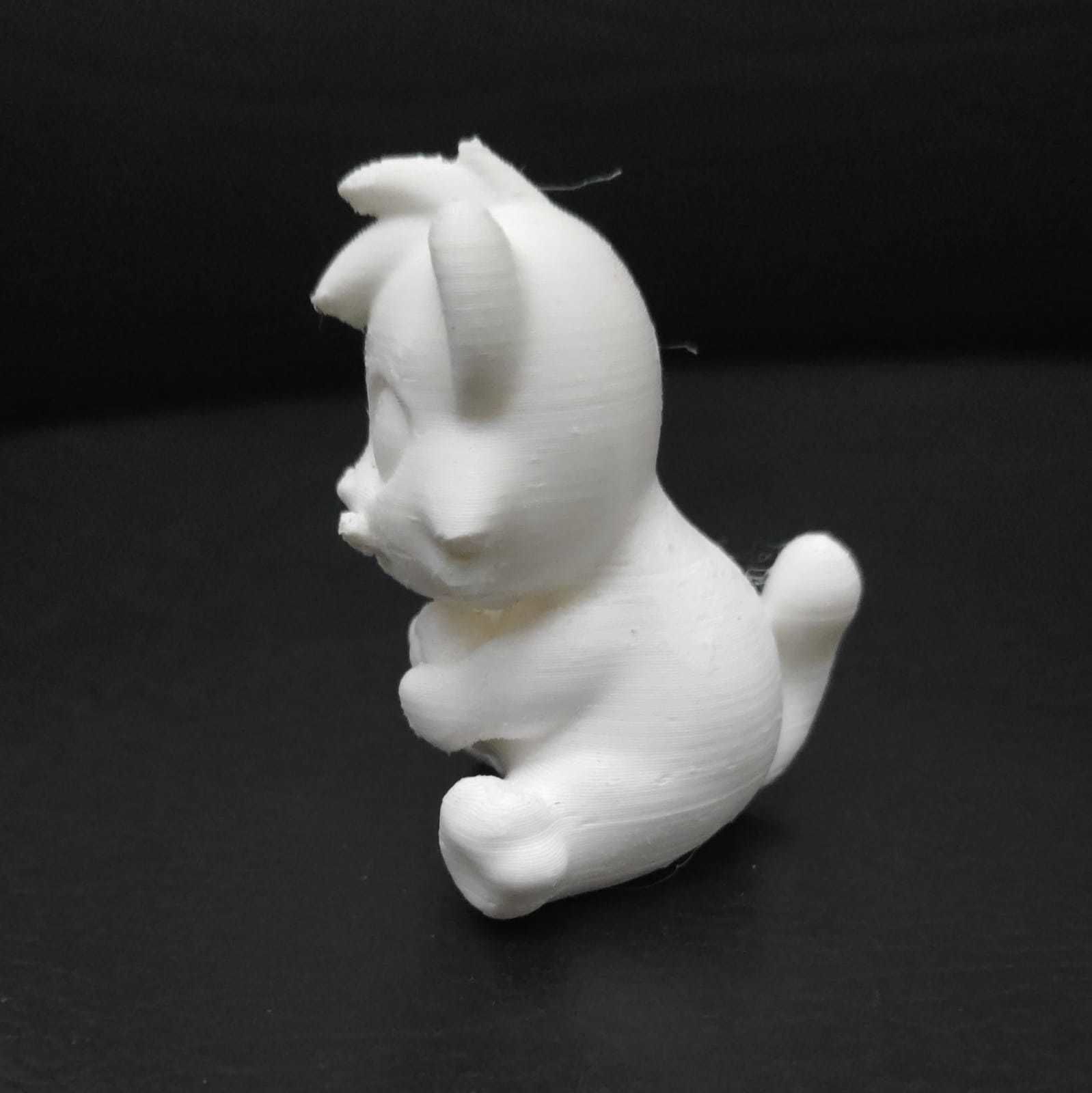 Hungry Cat 3D print model_9