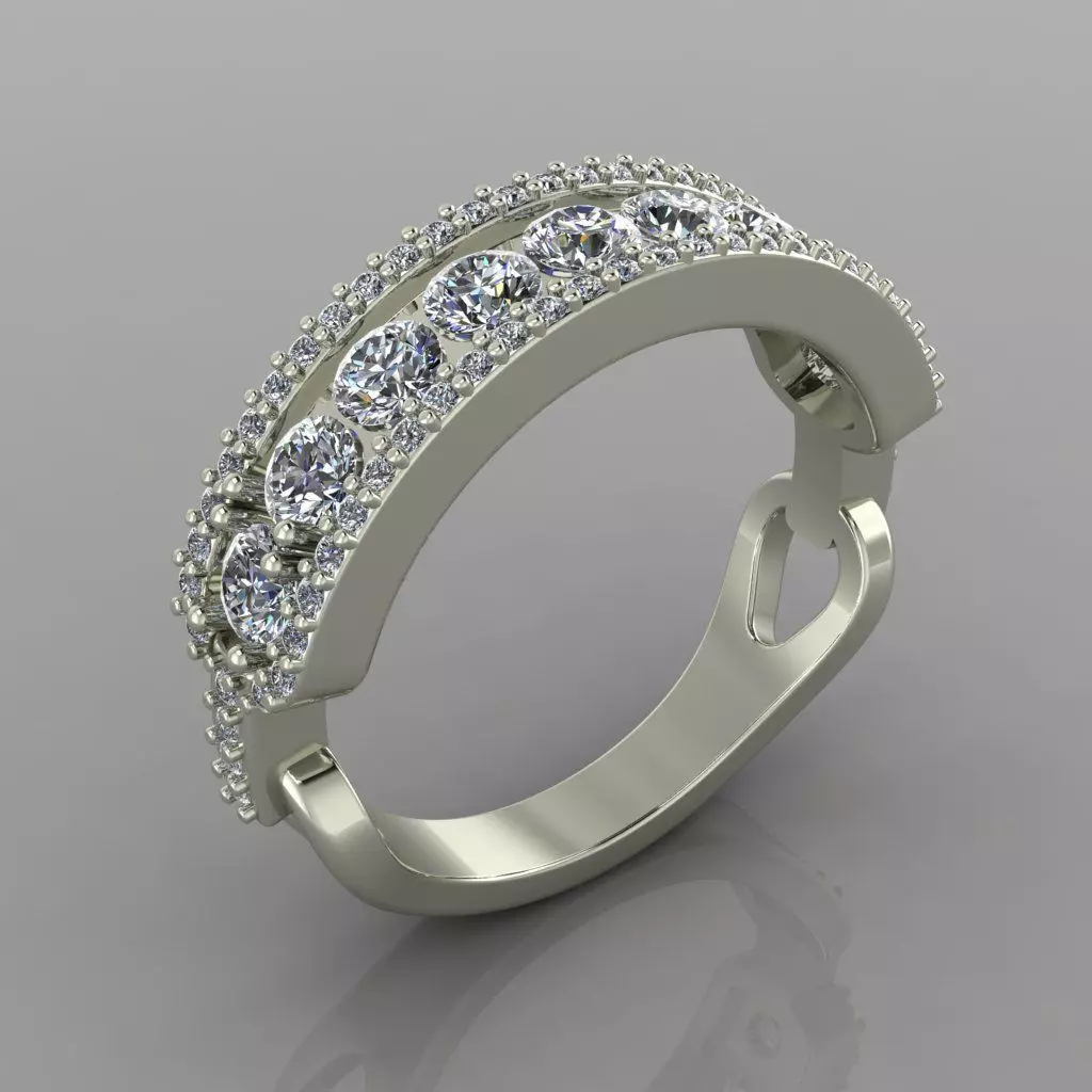 Jewellery Ring Nice 3d print model 19 3D print model_0