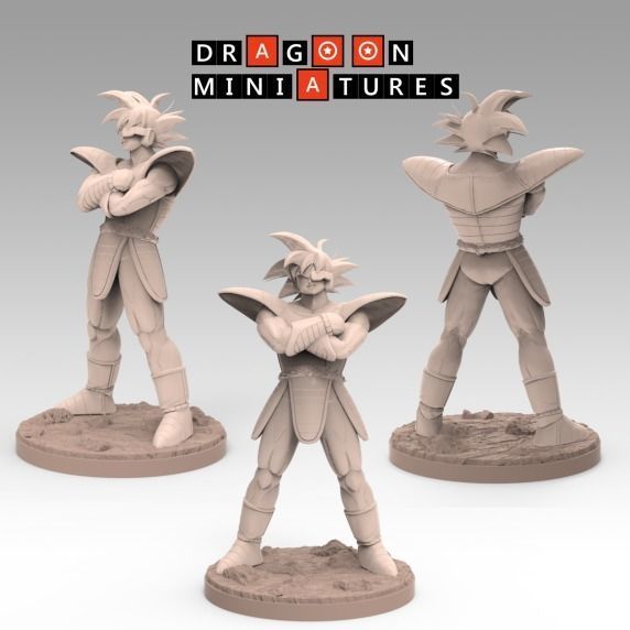 Term 4 - Namek Saga Part 2 - Ginyu Force - Turles Crusher Corps  3D print model_2