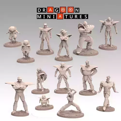 Term 4 - Namek Saga Part 2 - Ginyu Force - Turles Crusher Corps  3D print model