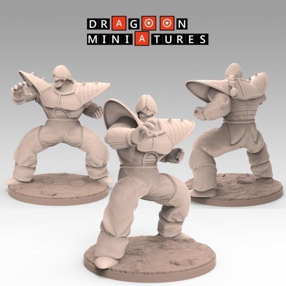 Term 4 - Namek Saga Part 2 - Ginyu Force - Turles Crusher Corps  3D print model_6