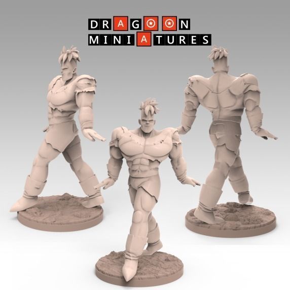 Term 4 - Namek Saga Part 2 - Ginyu Force - Turles Crusher Corps  3D print model_4