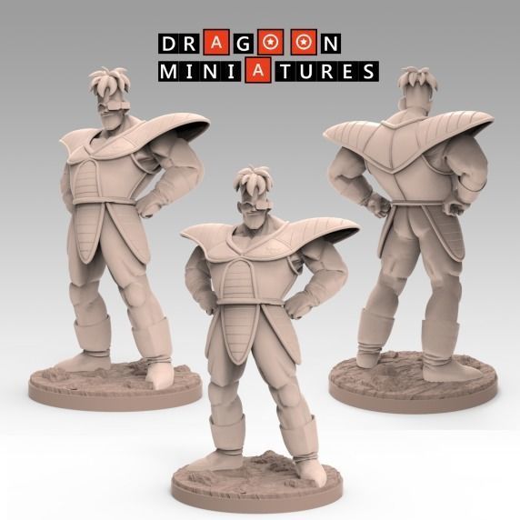 Term 4 - Namek Saga Part 2 - Ginyu Force - Turles Crusher Corps  3D print model_1