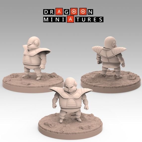 Term 4 - Namek Saga Part 2 - Ginyu Force - Turles Crusher Corps  3D print model_12