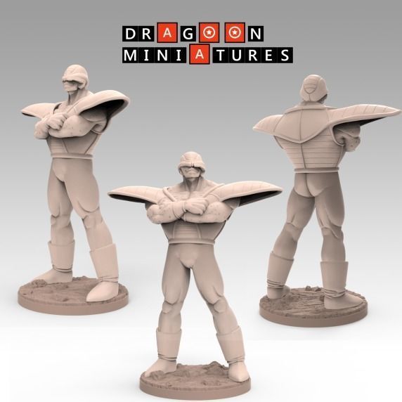 Term 4 - Namek Saga Part 2 - Ginyu Force - Turles Crusher Corps  3D print model_7