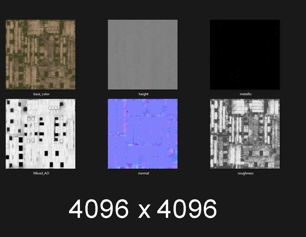 Wooden Box Crate Low-poly 3D model  Low-poly 3D model_10