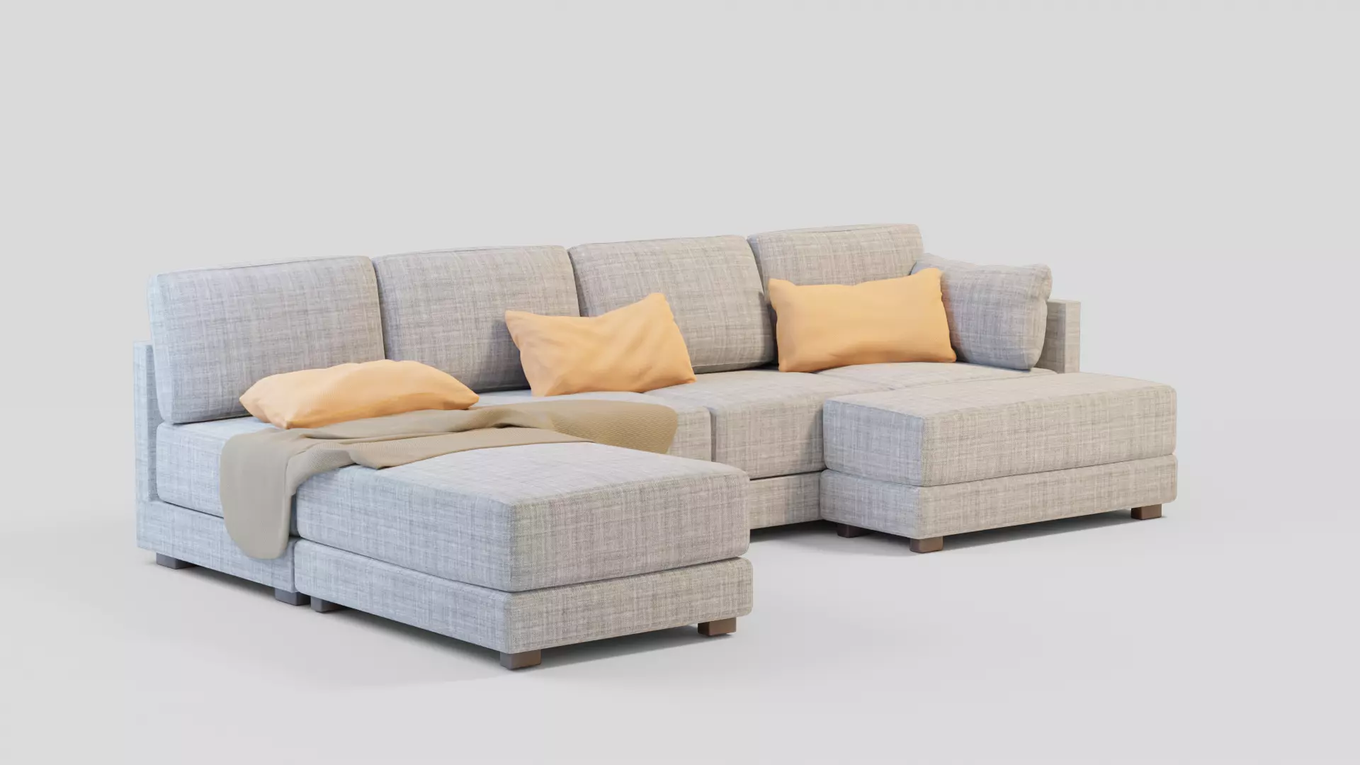 large sofa 3D model_0