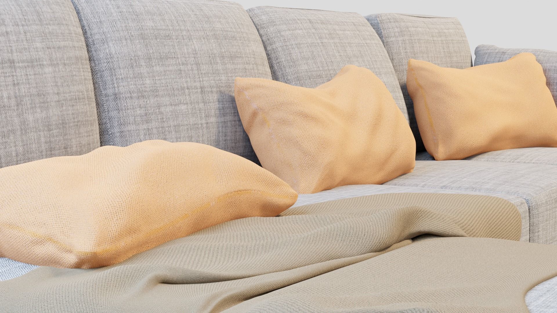 large sofa 3D model_4