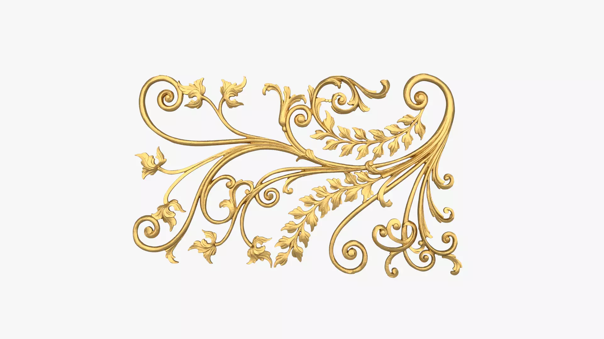 Classic decor ornament 258 3D model_0