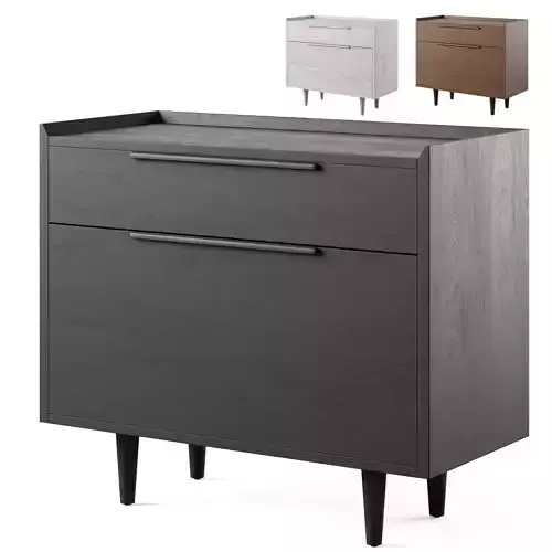 Tate Lateral File Cabinet 3D model