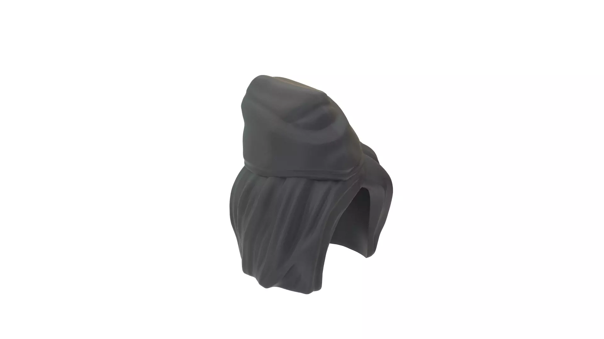 Realsize Lego Minifigure Nurse Hat Low-poly 3D model_0