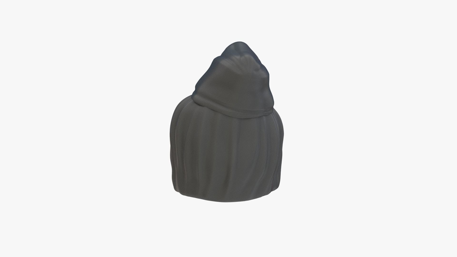Realsize Lego Minifigure Nurse Hat Low-poly 3D model_3
