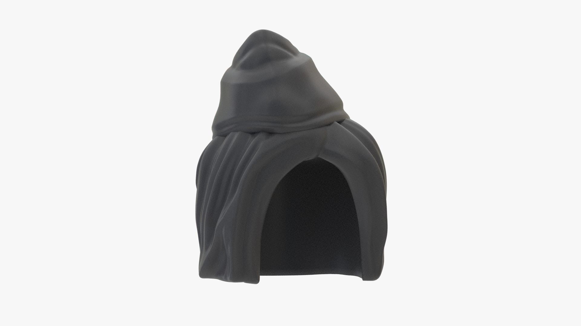 Realsize Lego Minifigure Nurse Hat Low-poly 3D model_1
