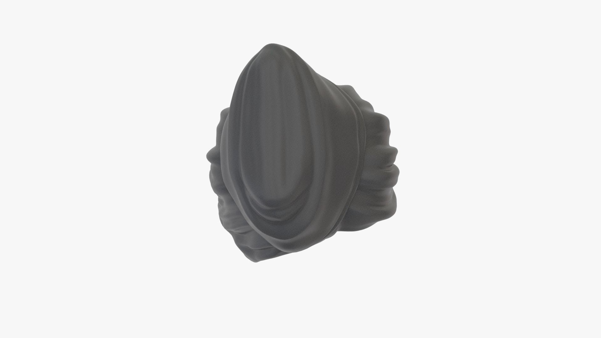 Realsize Lego Minifigure Nurse Hat Low-poly 3D model_5