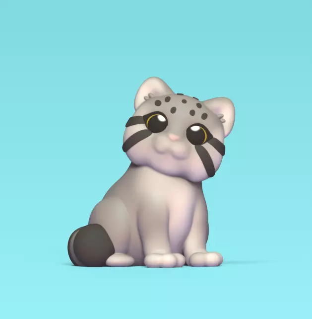 Pallas Cat 3D print model_0