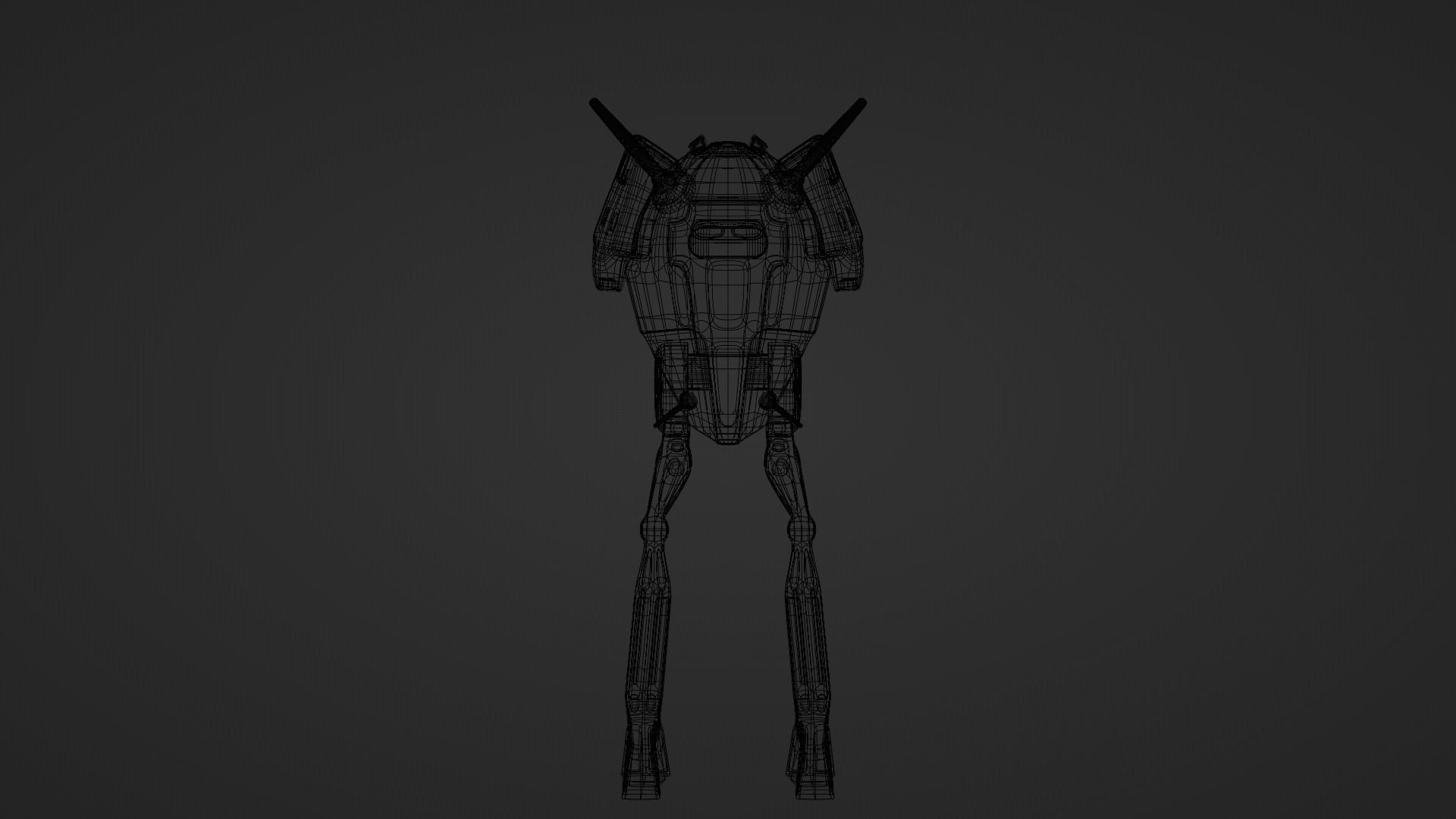 Robot mech Santinel 3D model_5