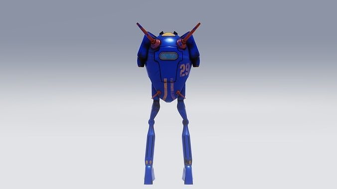 Robot mech Santinel 3D model