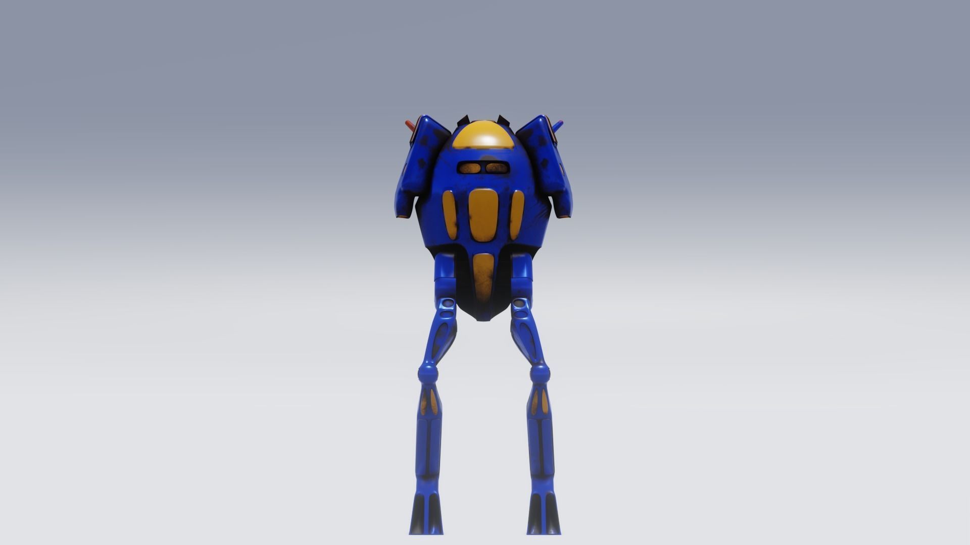 Robot mech Santinel 3D model_3