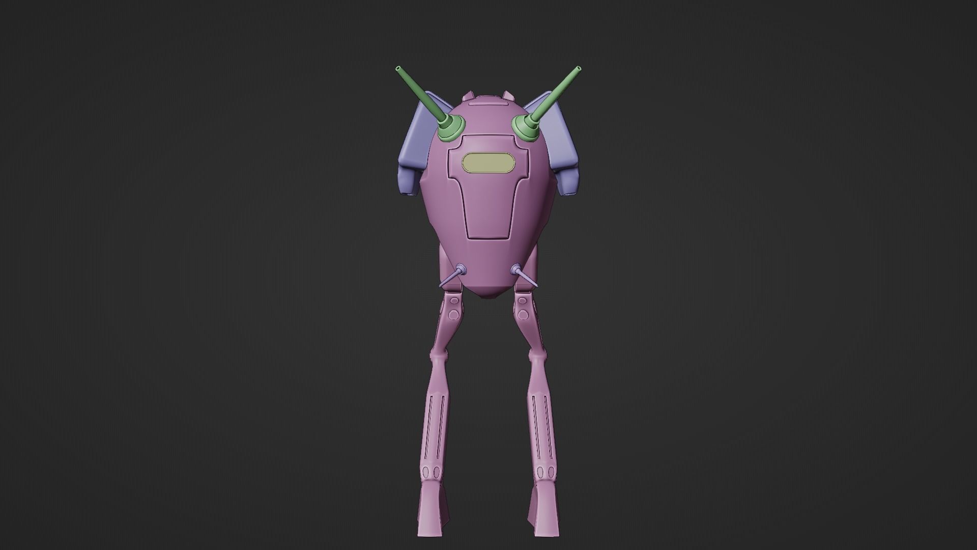Robot mech Santinel 3D model_7