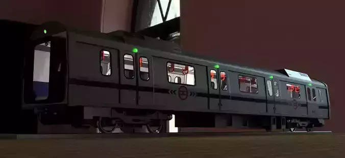DMRC BOMBARDIER Metro Coach