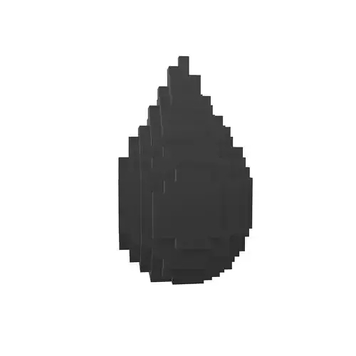 Voxel Water Drops v1 007