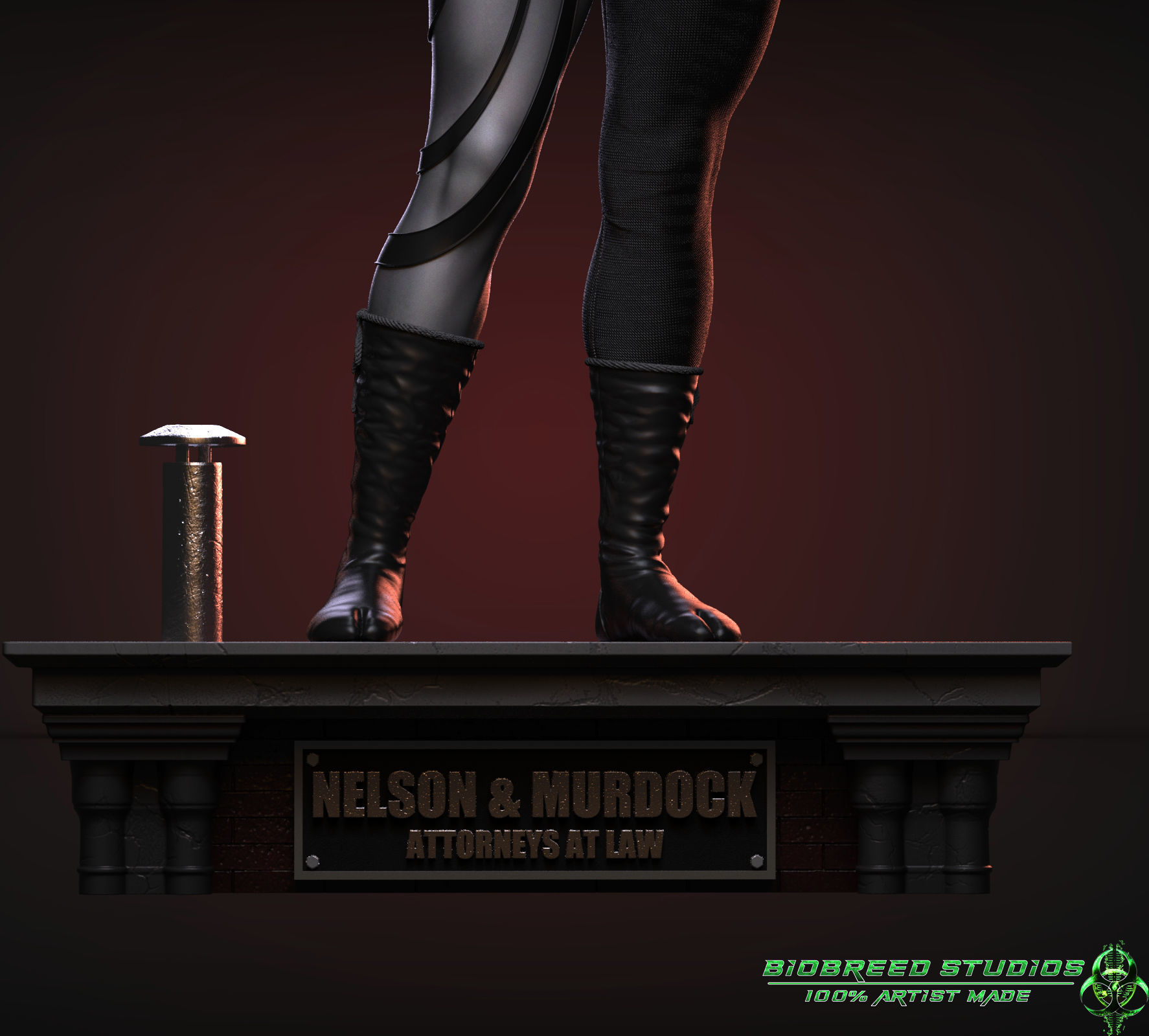 Marvel Comics Lady Bullseye 3D print model_8