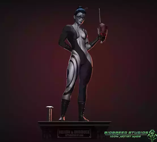 Marvel Comics Lady Bullseye 3D print model