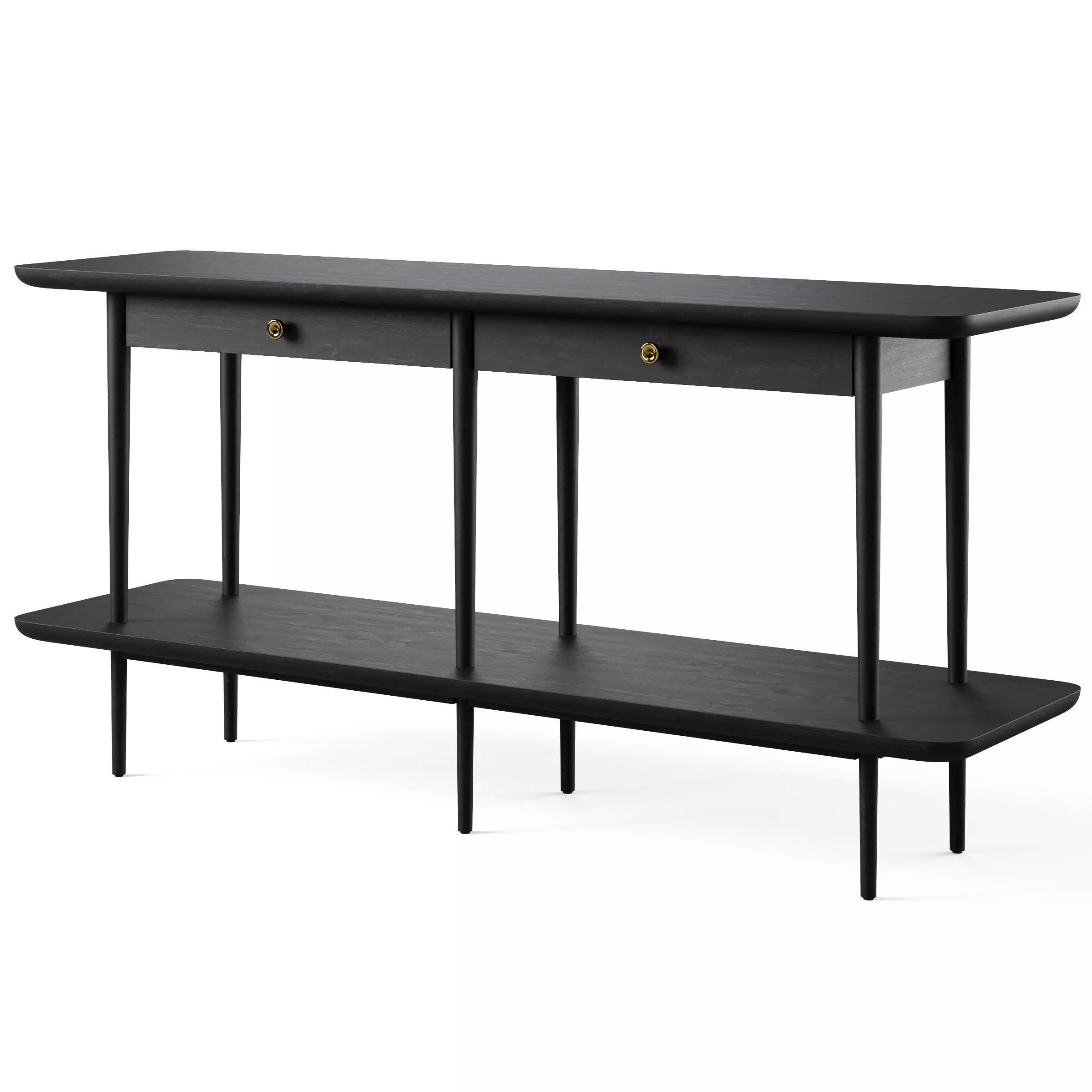 Mickell Storage Console Table 3D model_0